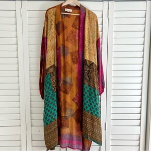 Kantha Bae Crepe Silk Duster